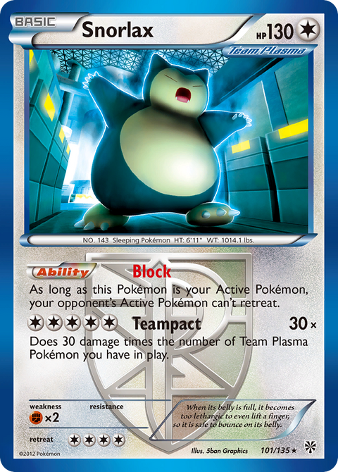 Snorlax - 101/135