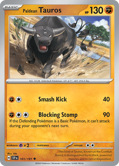Paldean Tauros - 101/191