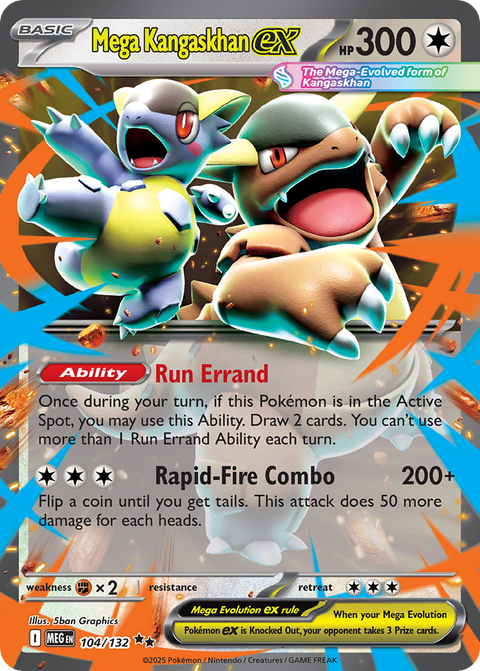 Mega Kangaskhan EX - 104/132