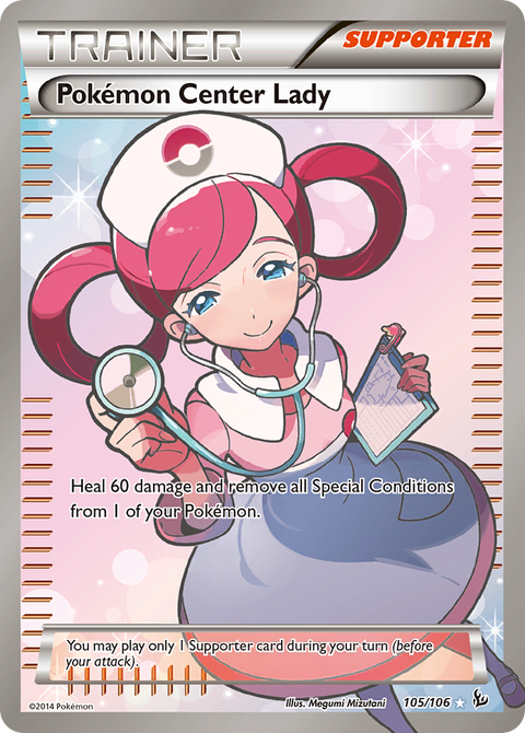 Pokémon Center Lady - 105/106