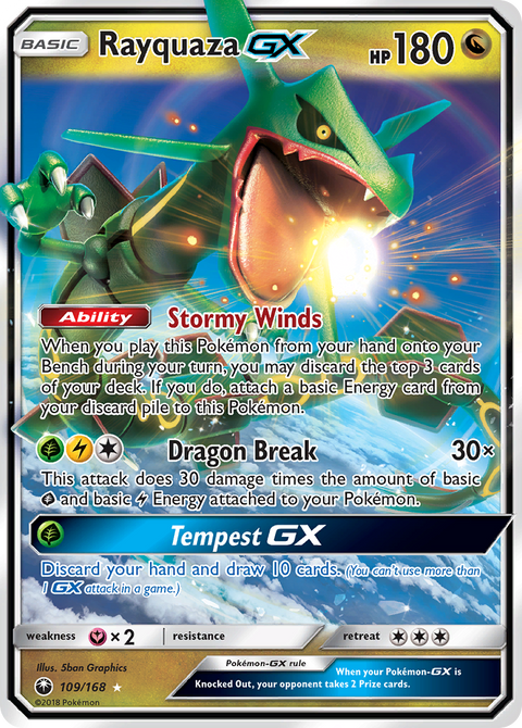 Rayquaza GX - 109/168