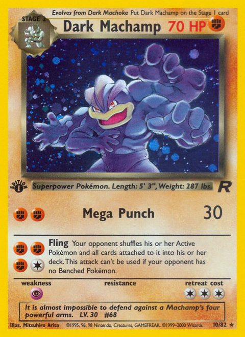Dark Machamp - 10/82 (1st Edition)