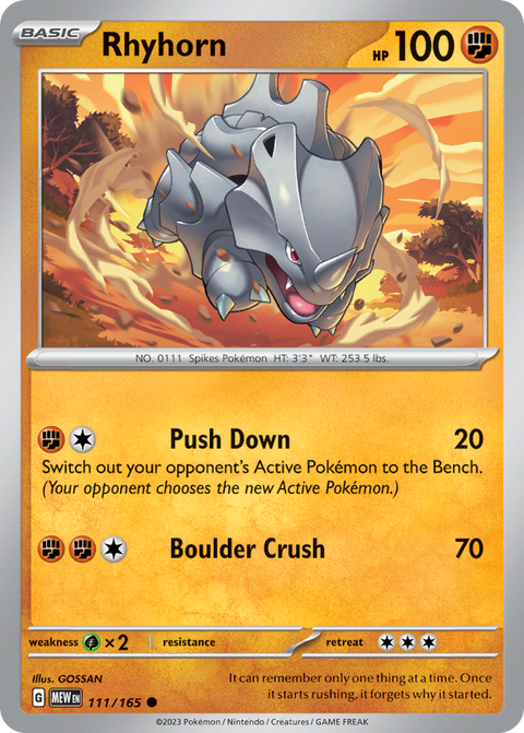 Rhyhorn - 111/165