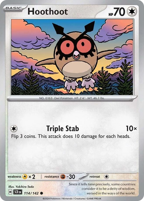 Hoothoot - 114/142