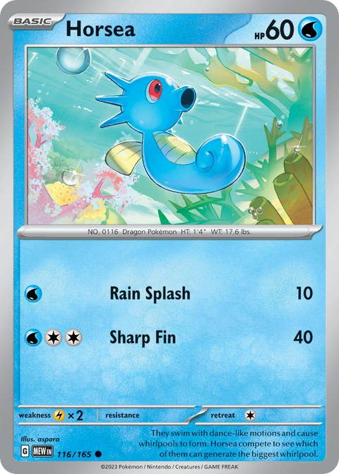 Horsea - 116/165