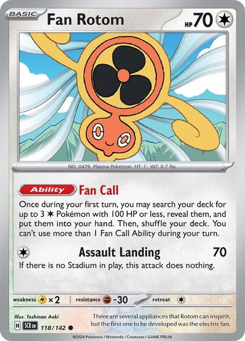 Fan Rotom - 118/142