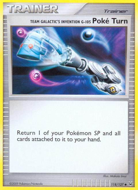 Team Galactic's Invention G-105 Poké Turn - 118/127