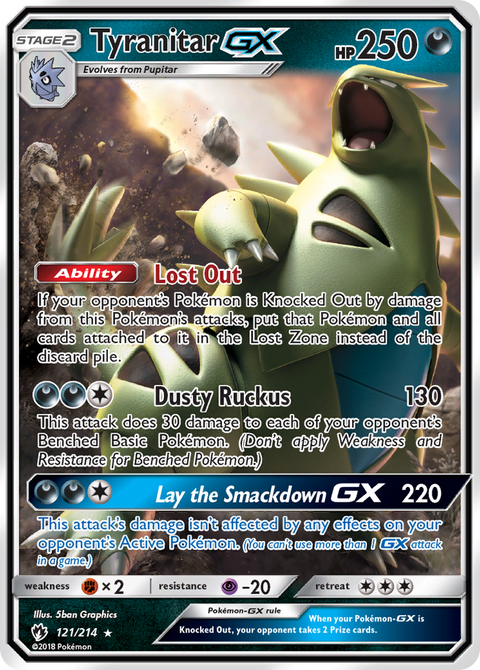 Tyranitar GX - 121/214