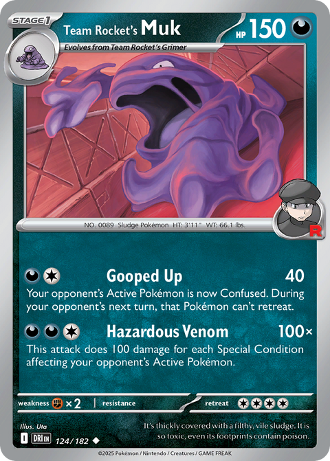 Team Rocket's Muk - 124/182