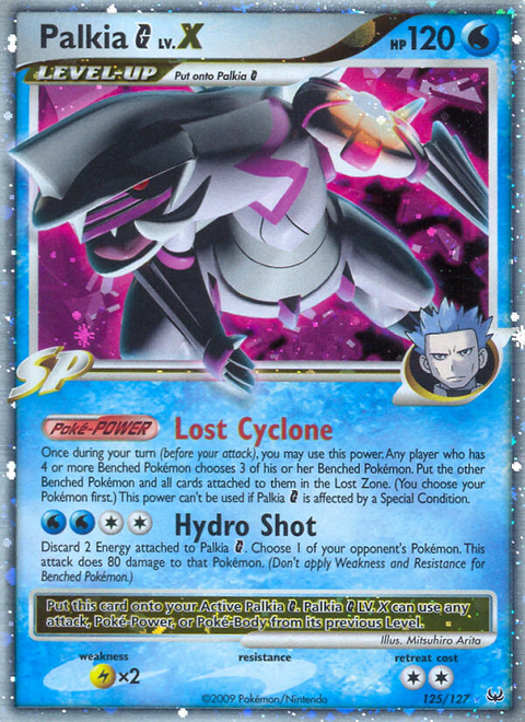 Palkia Pokémon G LV.X - 125/127
