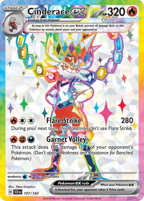 Cinderace EX - 157/142