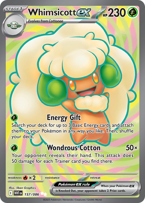 Whimsicott EX - 157/086
