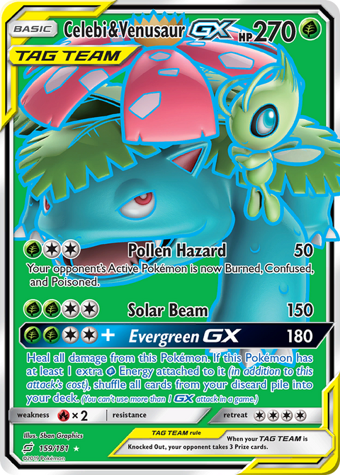 Celebi & Venusaur GX - 159/181