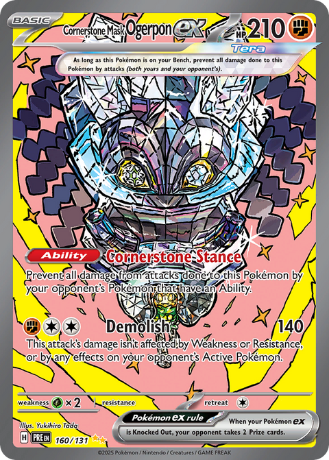 Cornerstone Mask Ogerpon EX - 160/131