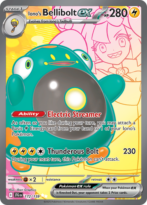 Iono's Bellibolt EX - 172/159