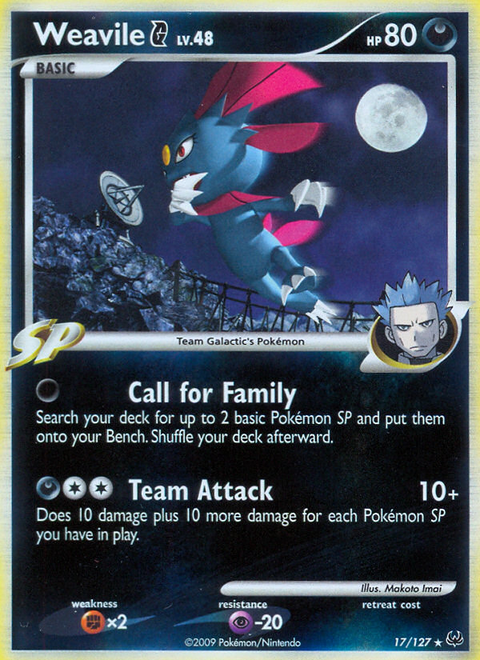 Weavile Pokémon G - 17/127