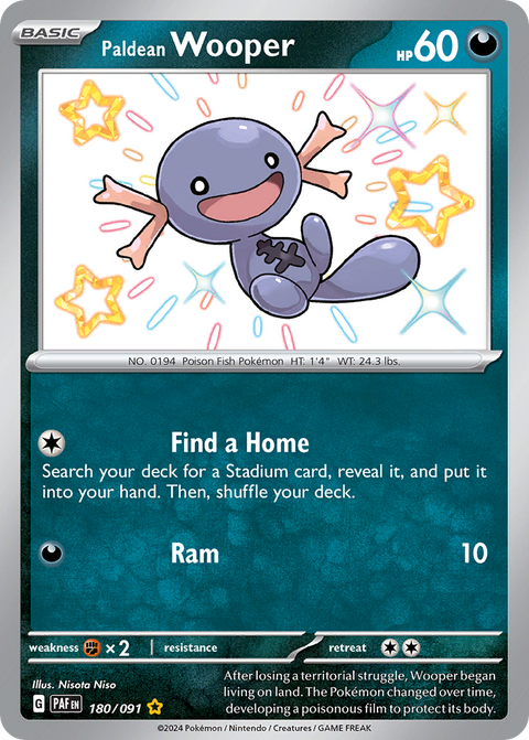 Paldean Wooper - 180/091