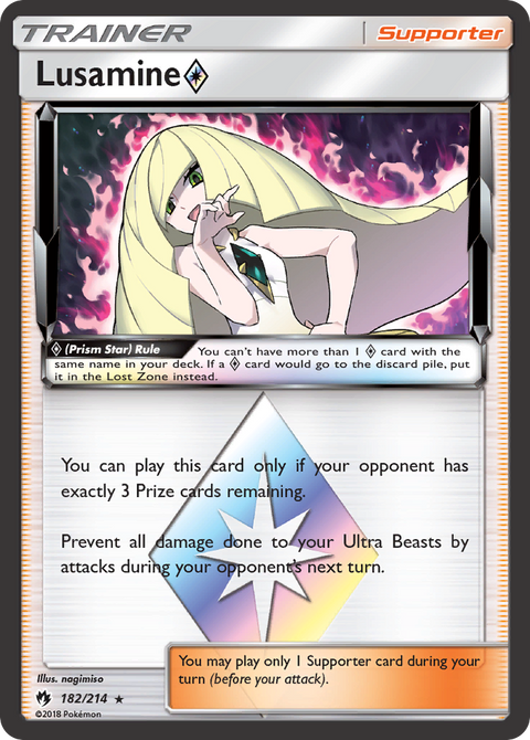 Lusamine Prism Star - 182/214
