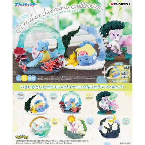 Re-Ment: Pokemon Circular Diorama Collection