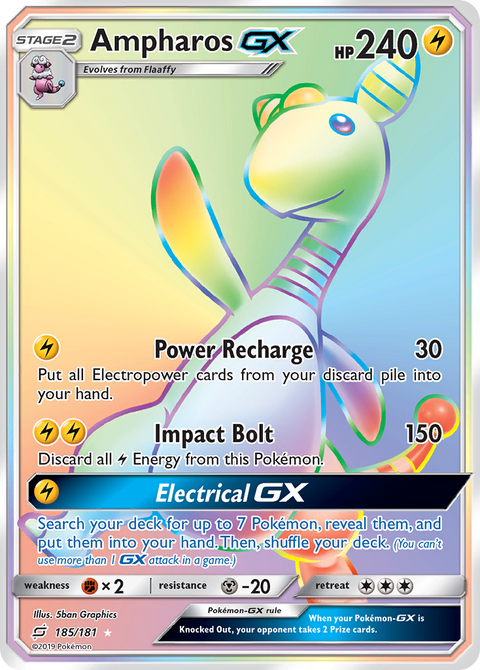 Ampharos GX - 185/181