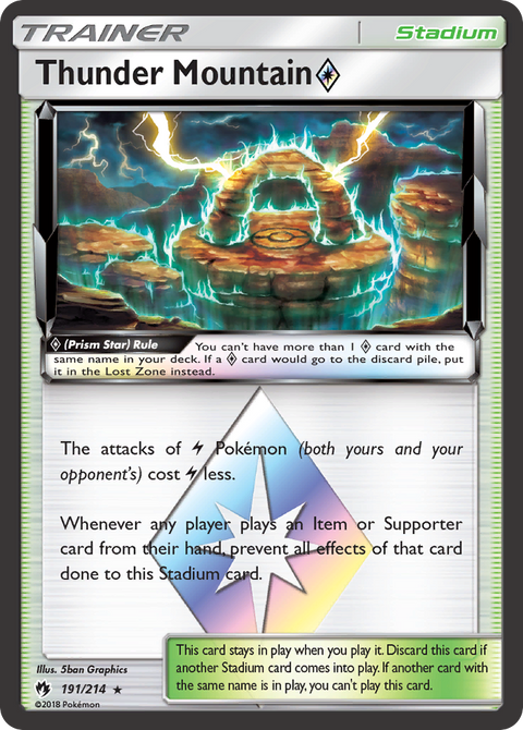 Thunder Mountain Prism Star - 191/214