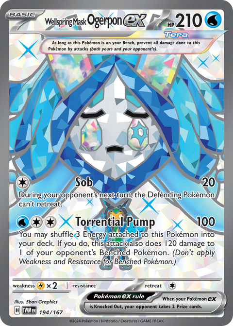 Wellspring Mask Ogerpon EX - 194/167