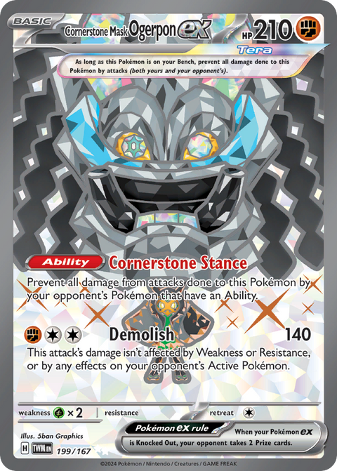 Cornerstone Mask Ogerpon EX - 199/167