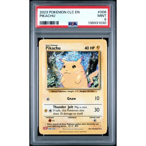 2023 POKEMON PIKACHU CLC 008/034 PSA 9