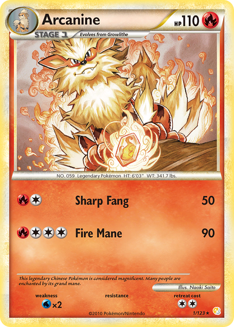 Arcanine - 1/123