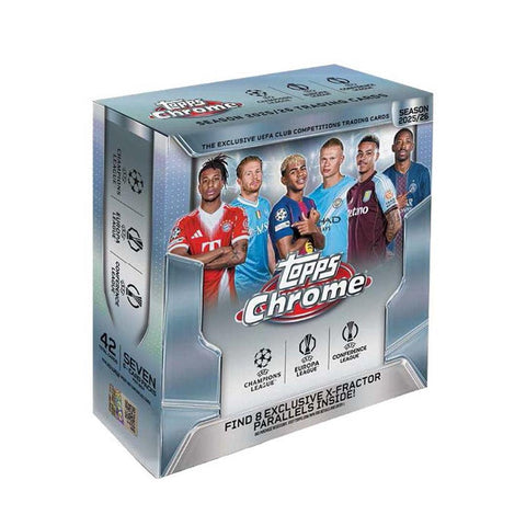 Topps: 25/26 UEFA Club Competitions Chrome Hobby Mega Box