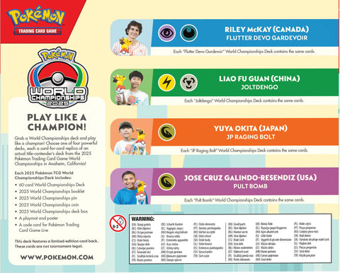 Pokemon TCG: 2025 World Championships Deck