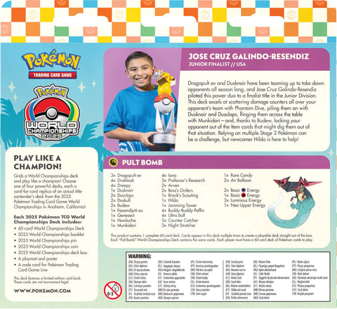 Pokemon TCG: 2025 World Championships Deck