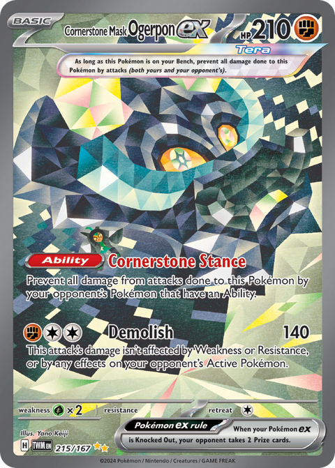 Cornerstone Mask Ogerpon EX - 215/167