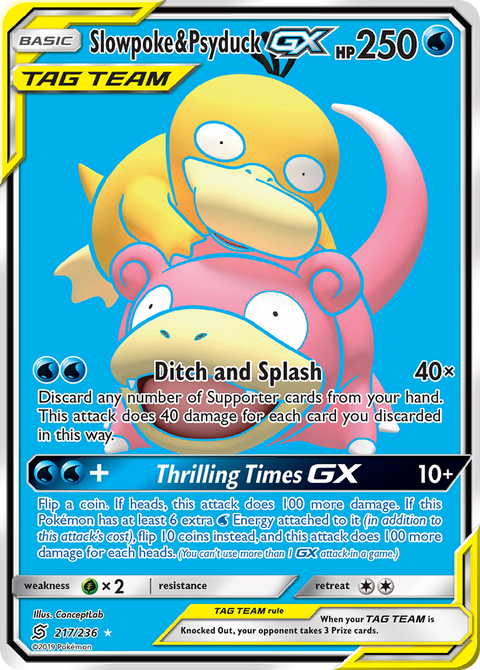 Slowpoke & Psyduck GX - 217/236