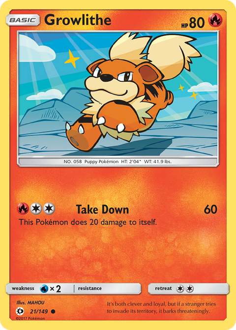 Growlithe - 21/149