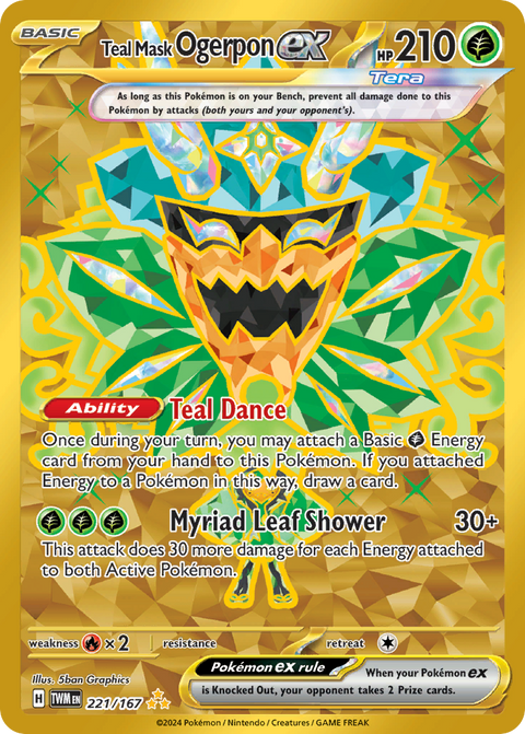 Teal Mask Ogerpon EX - 221/167