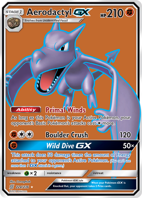 Aerodactyl GX - 224/236