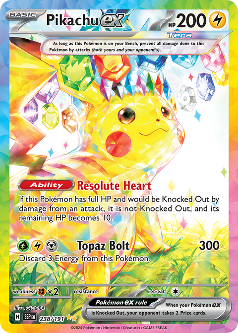 Pikachu EX - 238/191
