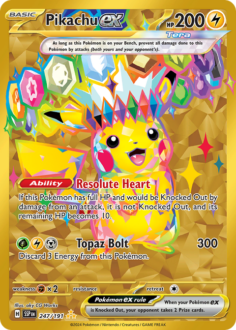 Pikachu EX - 247/191