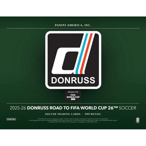 Panini: 2025 Donruss Road to World Cup Soccer Blaster Box