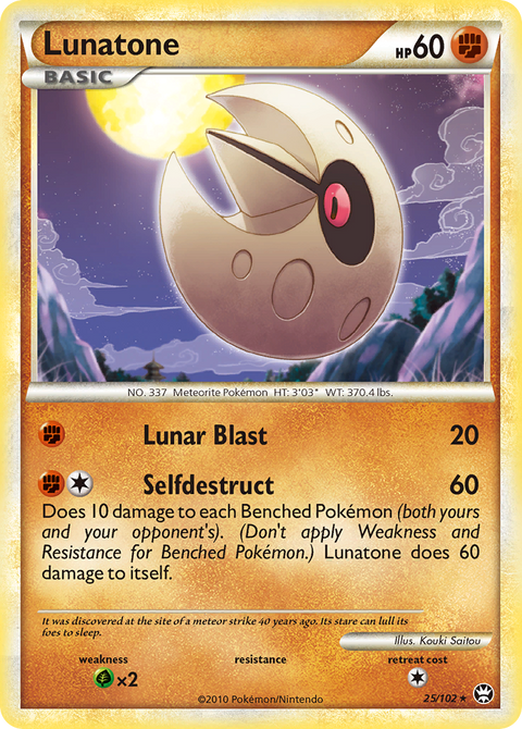 Lunatone - 25/102