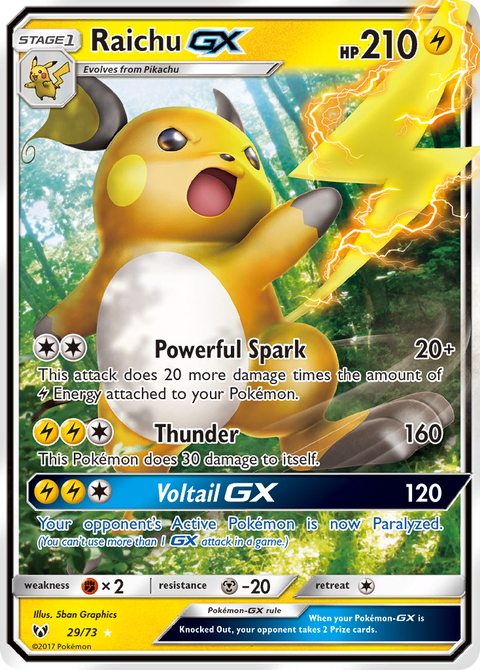 Raichu GX - 29/73