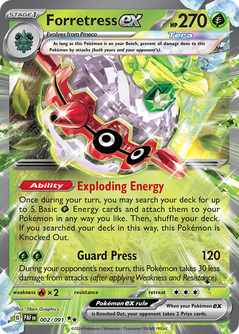 Forretress EX - 002/091