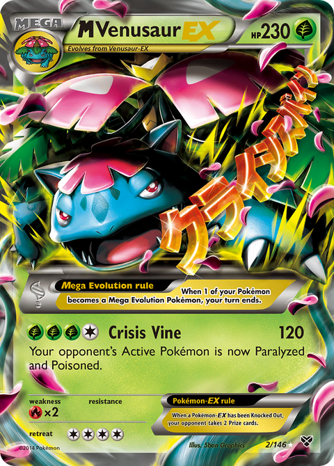 Mega Venusaur EX - 2/146