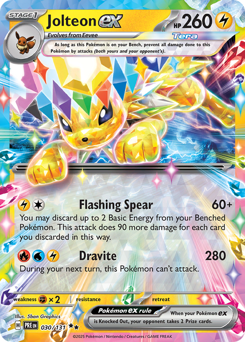 Jolteon EX - 030/131