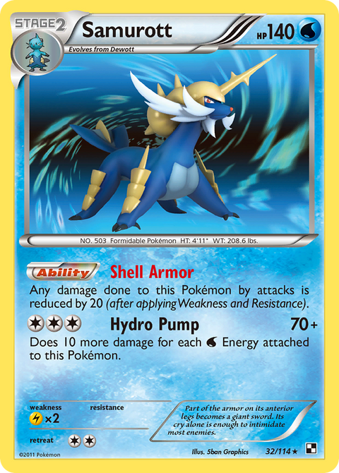 Samurott - 32/114