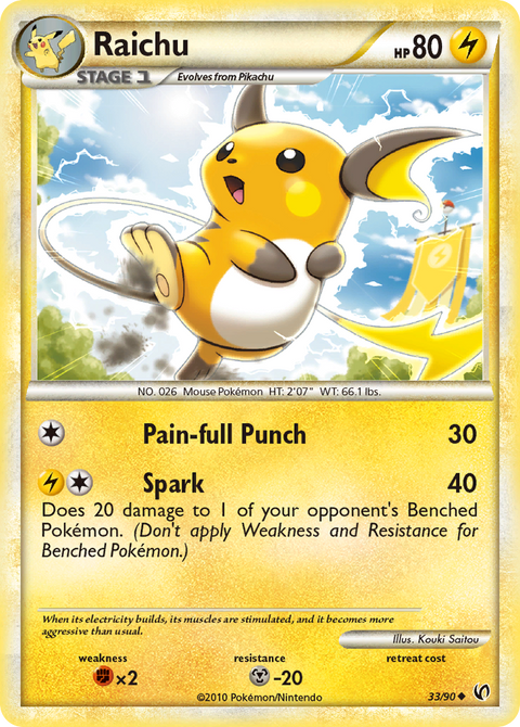 Raichu - 33/90