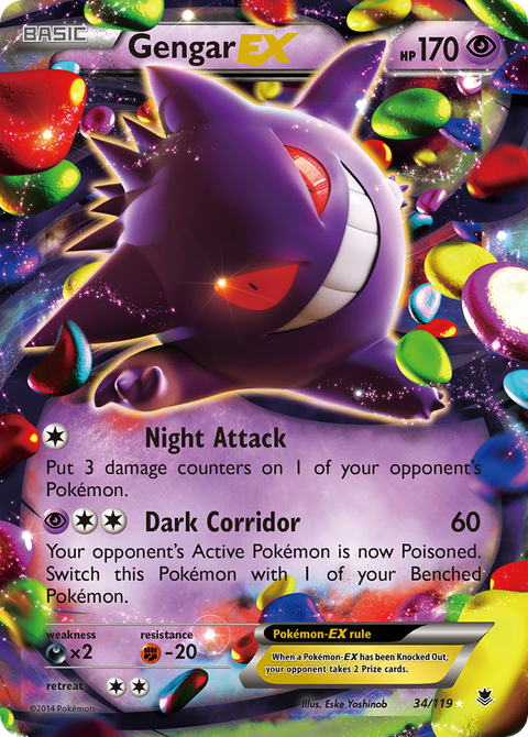 Gengar EX - 34/119