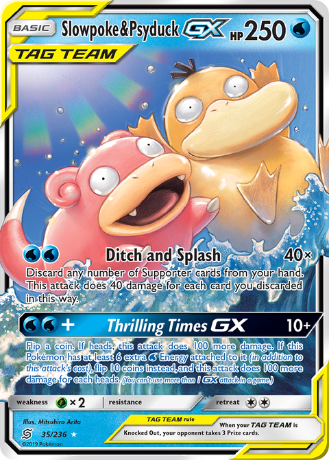 Slowpoke & Psyduck GX - 35/236