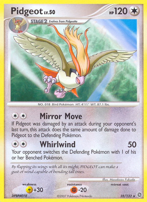 Pidgeot - 35/132